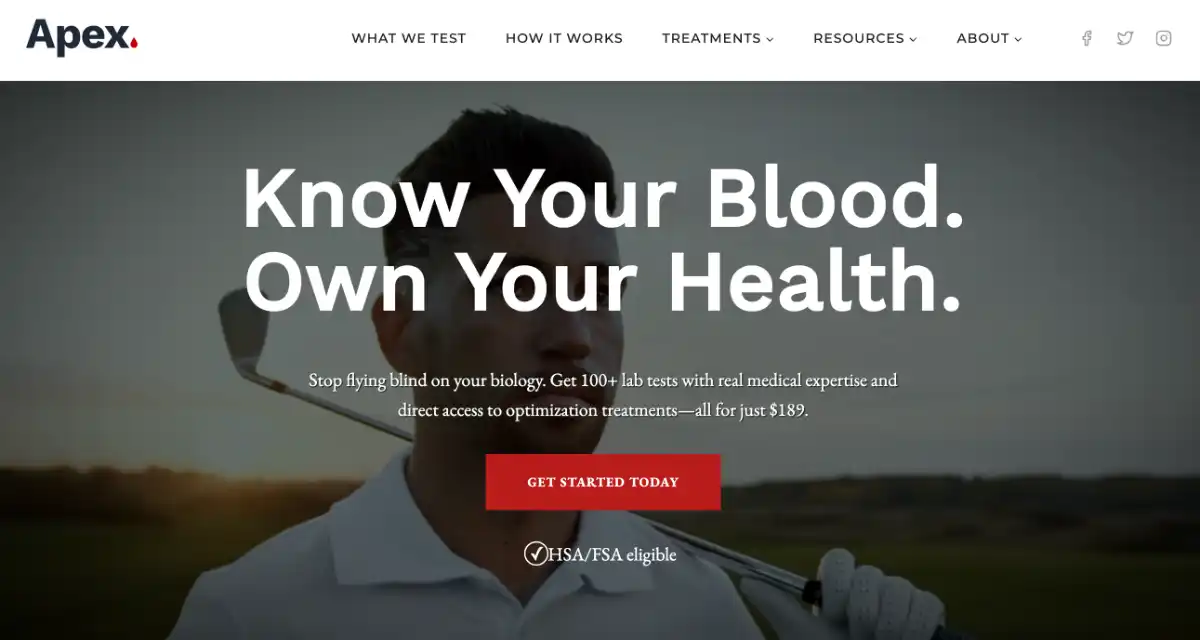 Apex Blood Labs Know Your Blood Own Your Health
