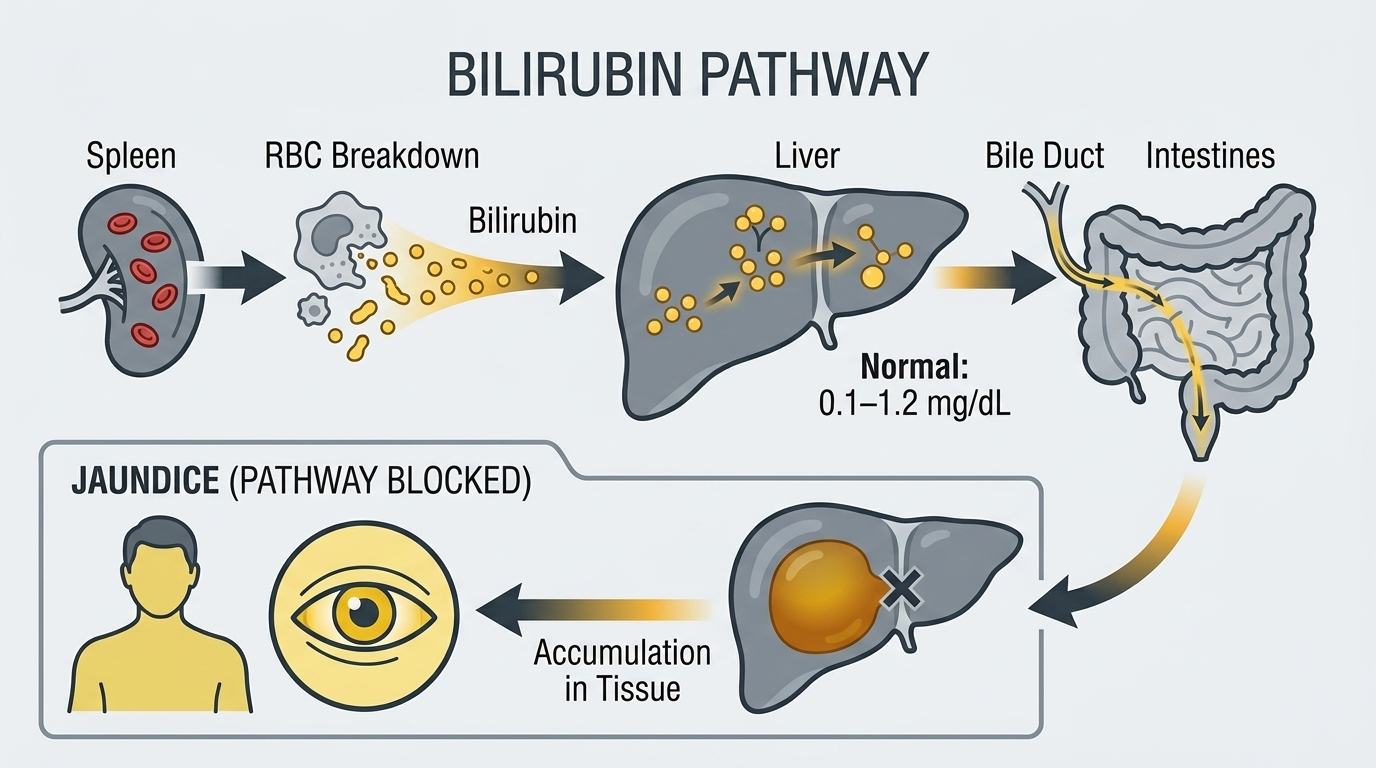 Bilirubin: What Your Liver Waste Marker Reveals About Bile Flow, Liver Health, and Cardiovascular Risk