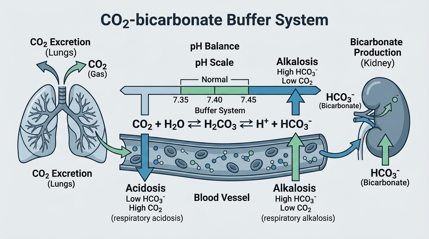 CO2 (Bicarbonate): What Your Blood's Acid-Base Buffer Reveals About Kidney Health and Performance