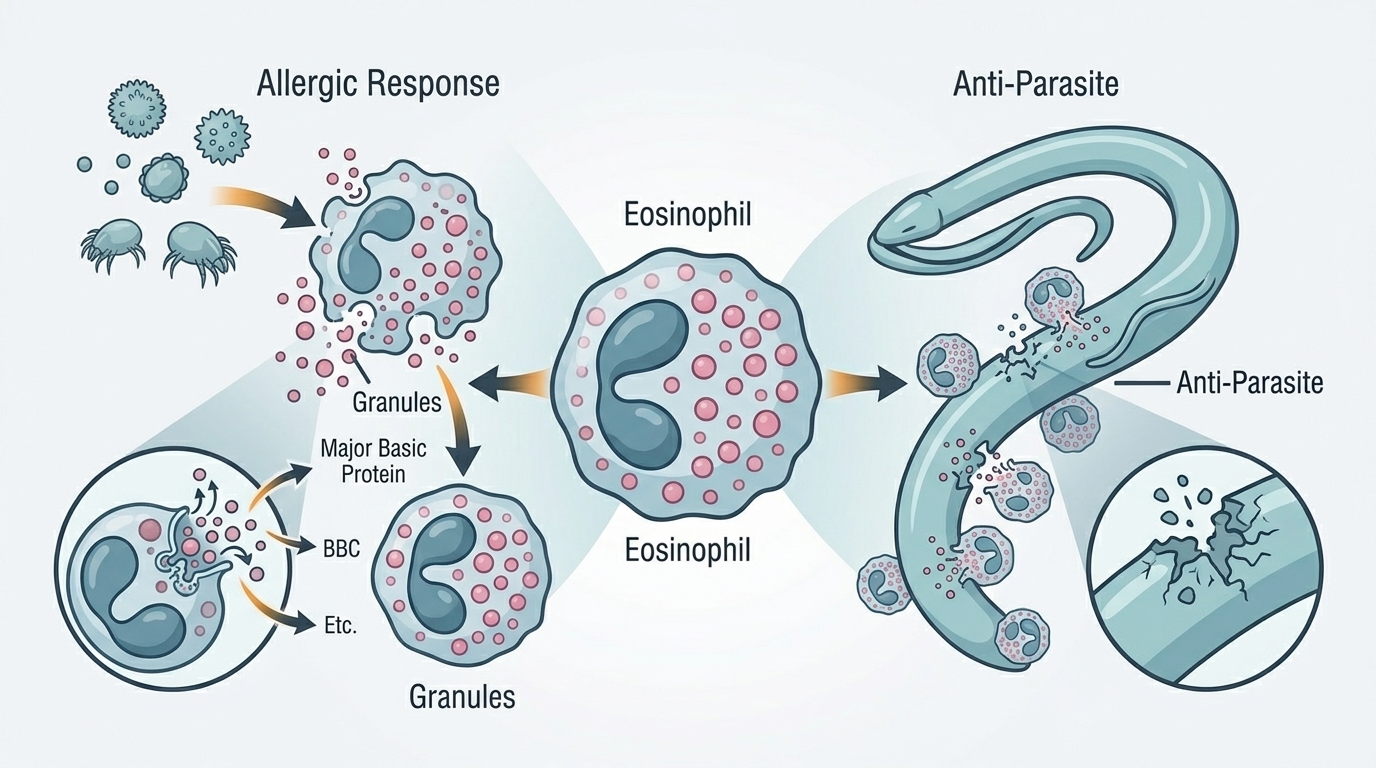 Eosinophils Blood Test Diagram