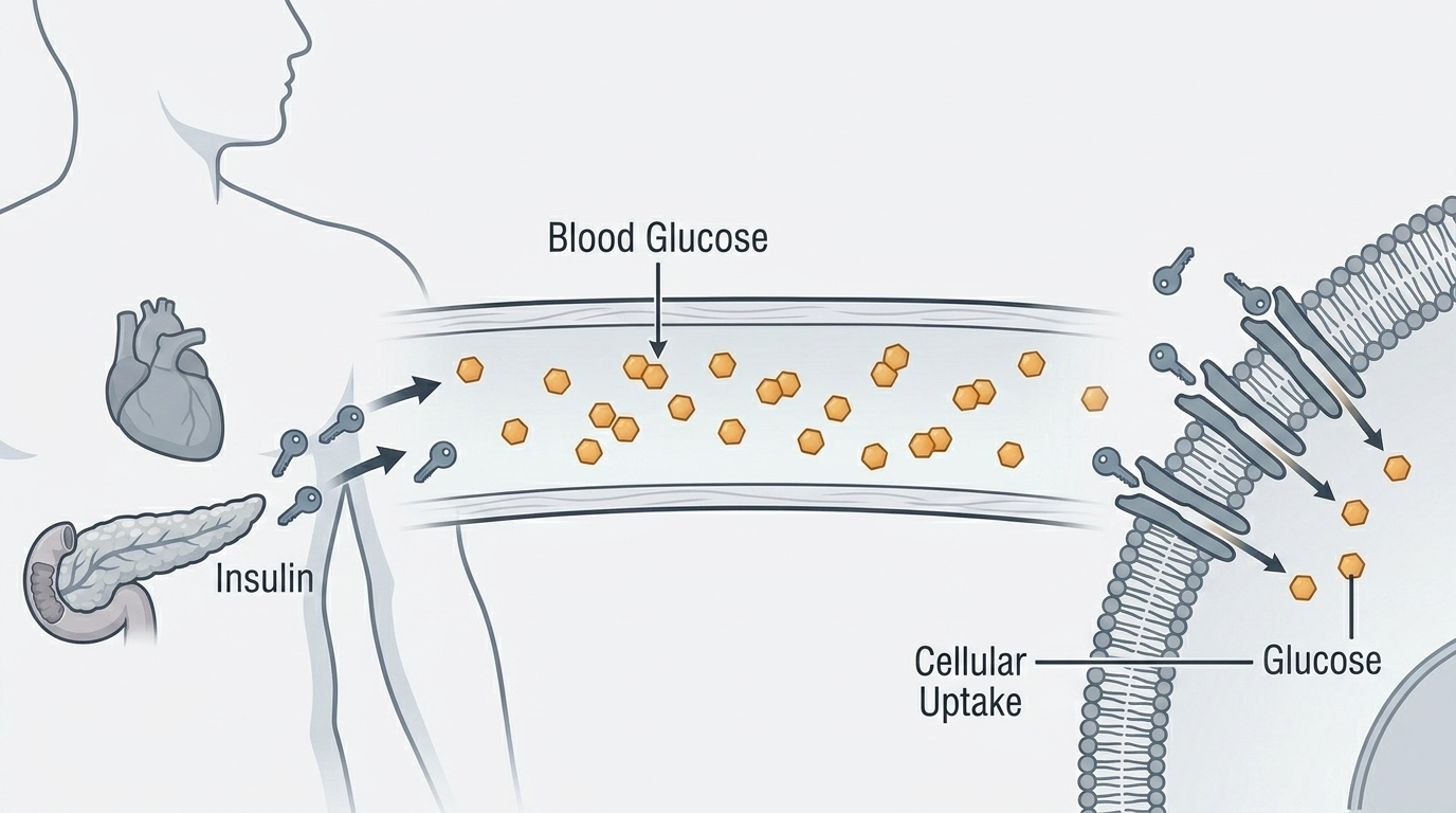 Glucose Blood Test Diagram