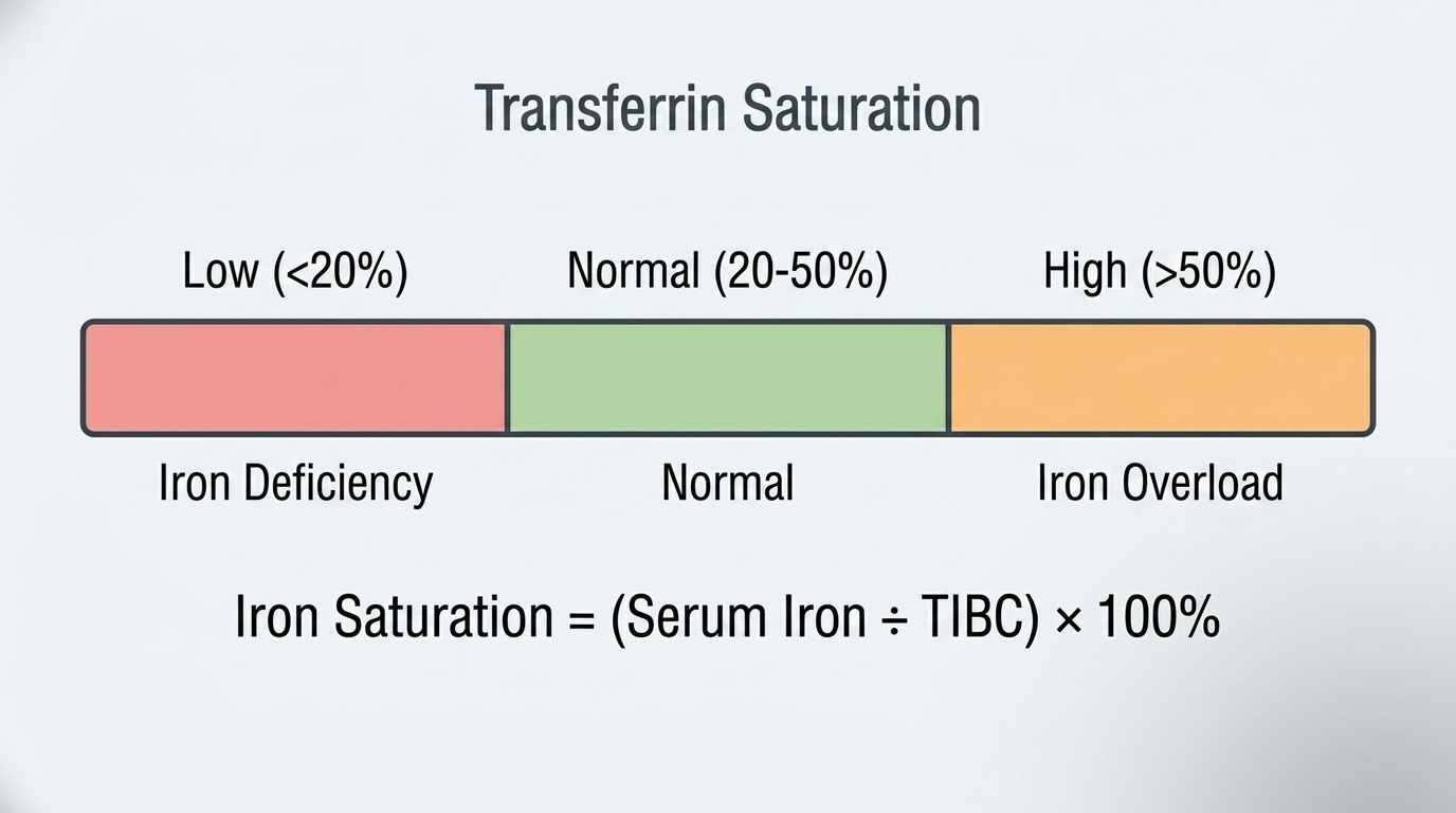 Iron Saturation: The Key Ratio That Shows Whether Iron Is Actually Reaching Your Cells