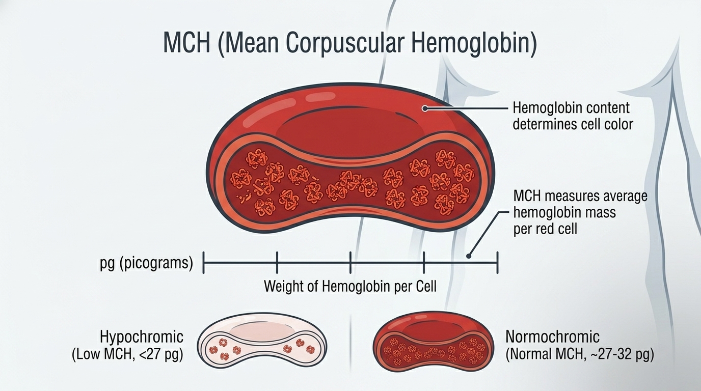 MCH (Mean Corpuscular Hemoglobin): What Per-Cell Hemoglobin Tells You About Iron and Oxygen Delivery