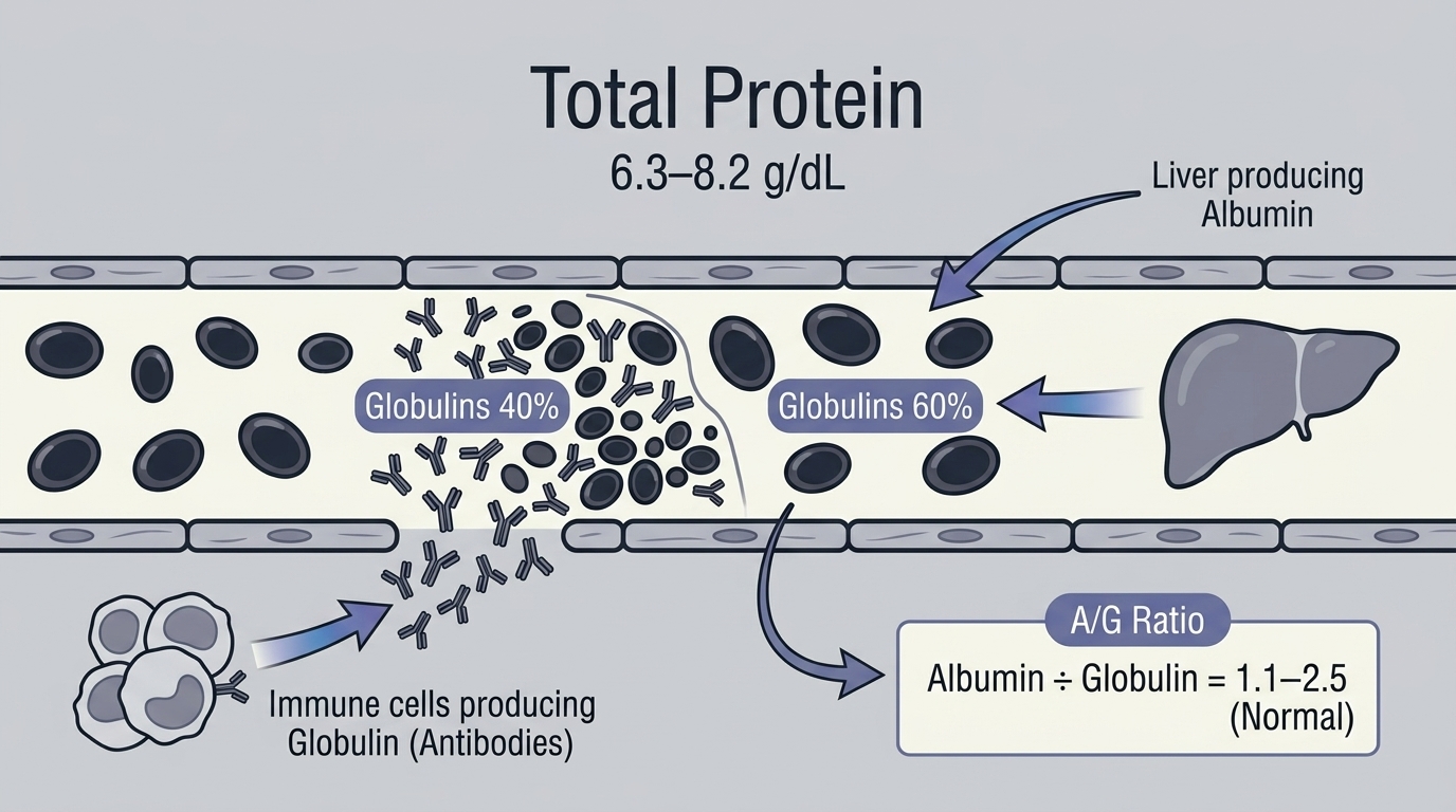 Total Protein: What Your Blood Protein Levels Reveal About Nutrition, Liver Health, and Immune Function